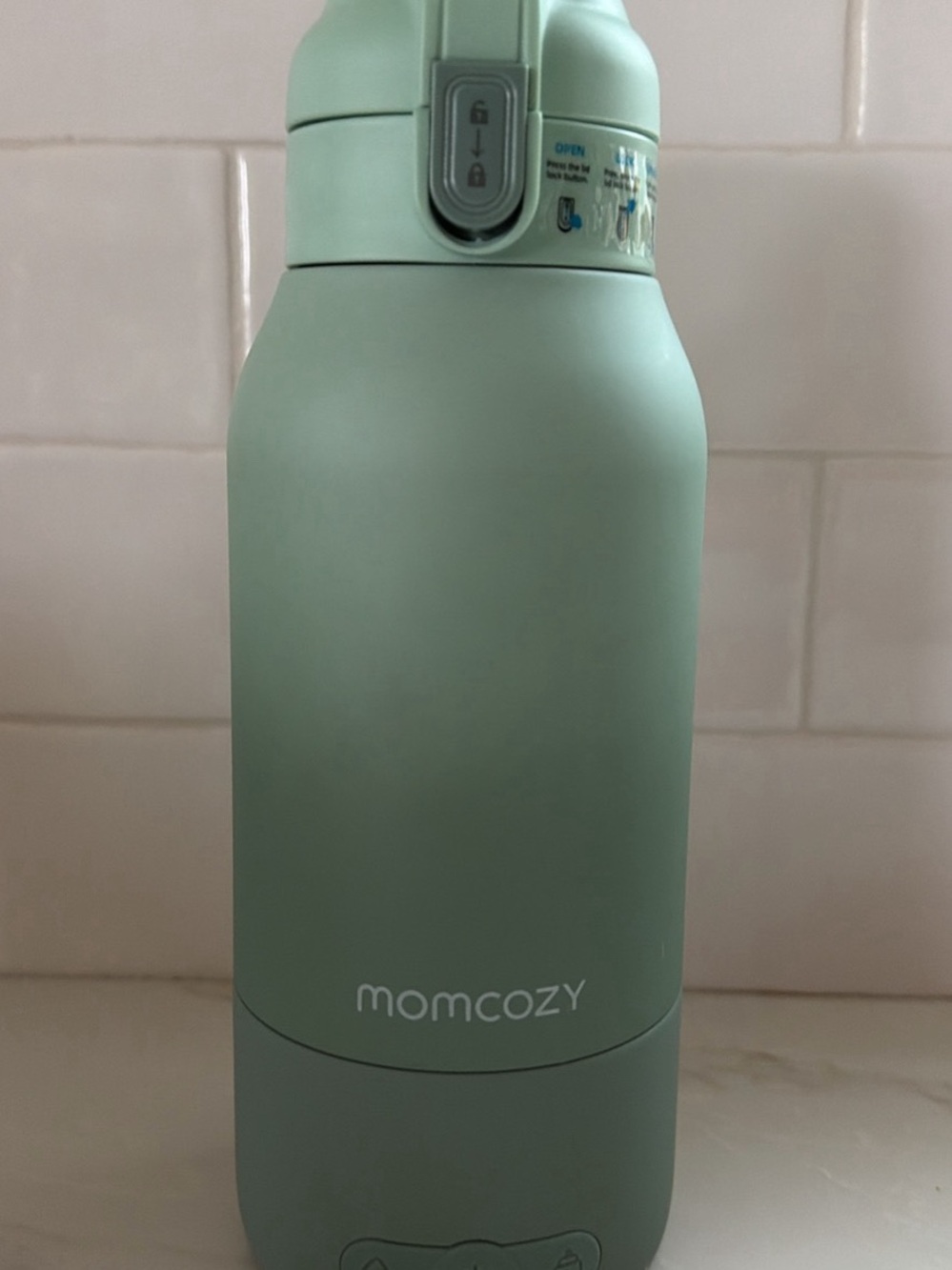 momcozy Mint Green Bottle Warmer